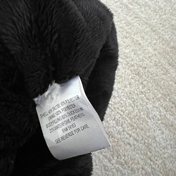 Calvin Klein Duck Down Black Short Winter Puffer Coat M - Picture 11 of 11